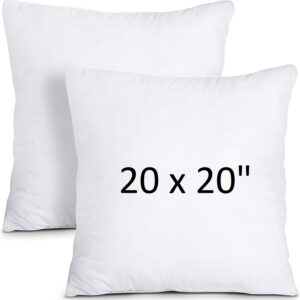 Cushion Inserts – Soft & Fluffy Hollowfibre Filling, Plush Support, Durable & Hypoallergenic, Machine Washable – 20" (50x50 cm) – Pack of 1, 2, 4, or 6