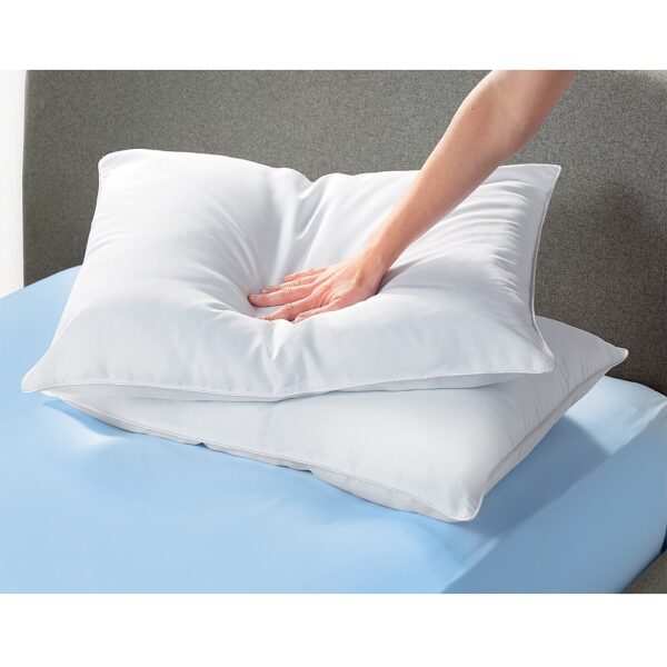 Bounce Back Hollowfibre Pillows – Soft & Fluffy, Hypoallergenic, Breathable, Extra Support, Machine Washable – Pack of 2, 4, or 6 - Image 5
