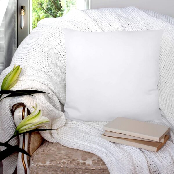 Cushion Inserts – Soft & Fluffy Hollowfibre Filling, Plush Support, Durable & Hypoallergenic, Machine Washable – 20" (50x50 cm) – Pack of 1, 2, 4, or 6 - Image 3