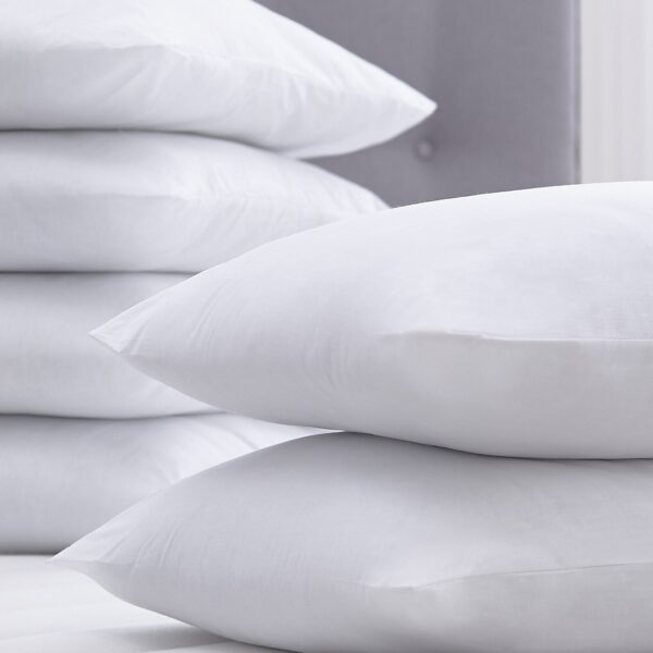 Bounce Back Hollowfibre Pillows – Soft & Fluffy, Hypoallergenic, Breathable, Extra Support, Machine Washable – Pack of 2, 4, or 6 - Image 2